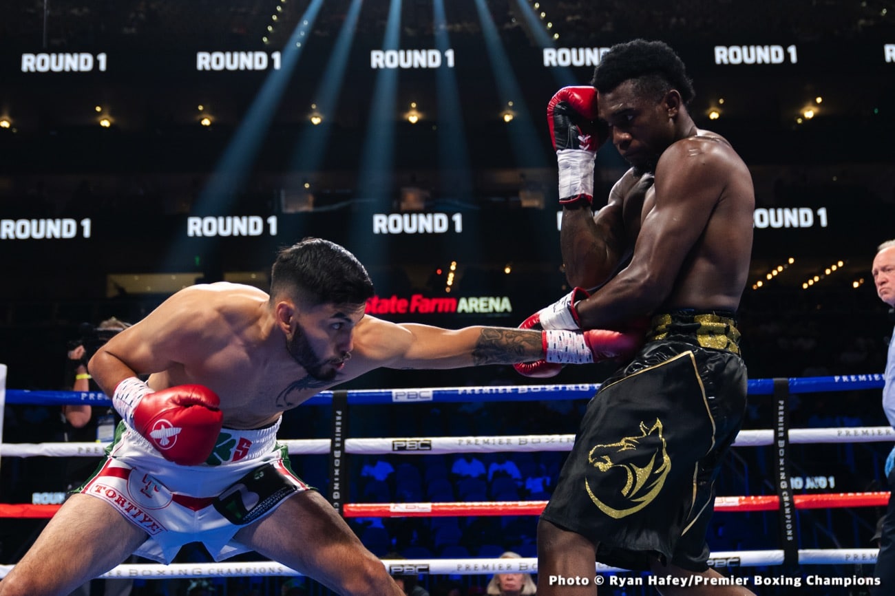 Photos: Gervonta Davis dethrones Mario Barrios in eleven