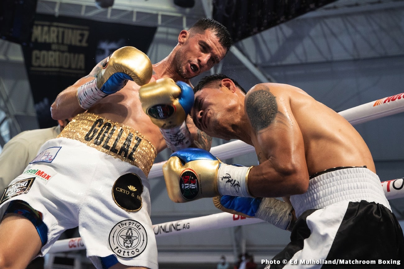 Julio Cesar Martinez destroys Joel Cordova in 6th round - Boxing Results