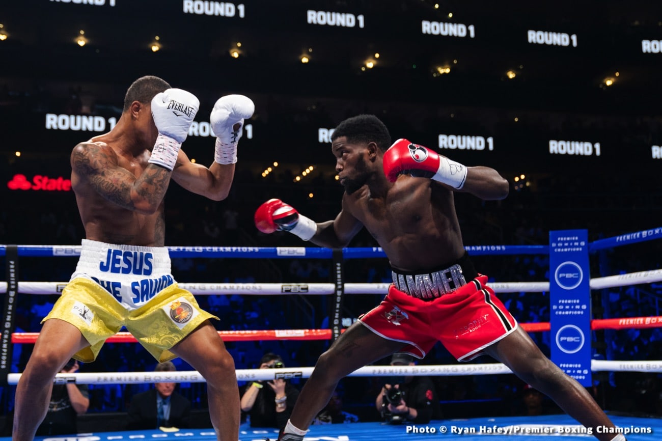 Photos: Gervonta Davis dethrones Mario Barrios in eleven