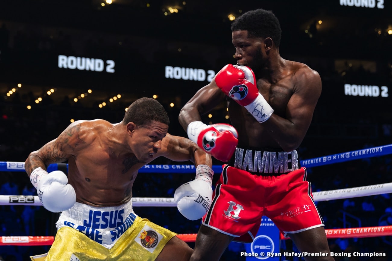 Photos: Gervonta Davis dethrones Mario Barrios in eleven
