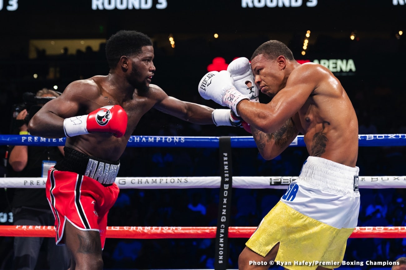 Photos: Gervonta Davis dethrones Mario Barrios in eleven