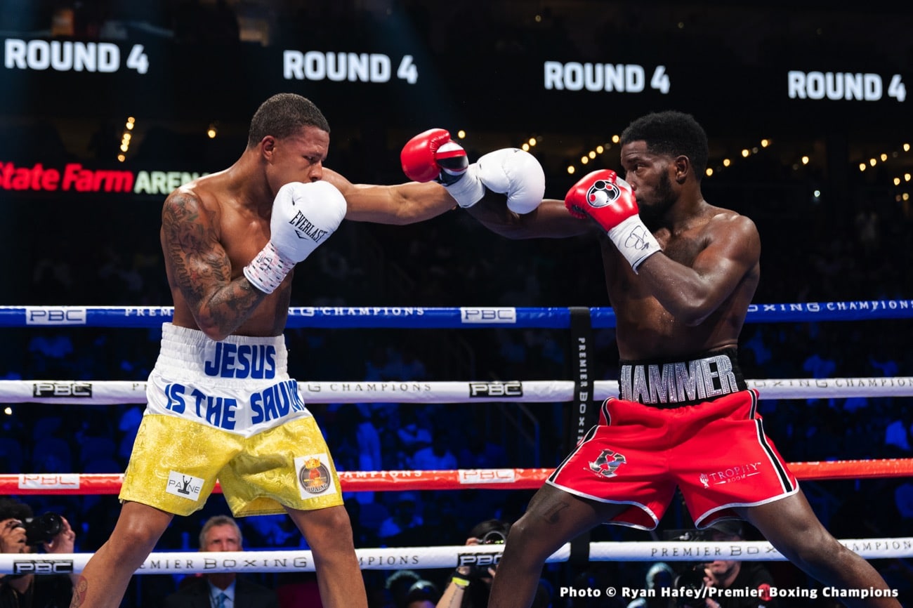 Photos: Gervonta Davis dethrones Mario Barrios in eleven