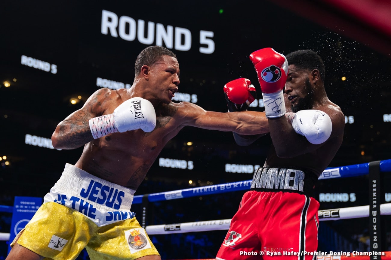 Photos: Gervonta Davis dethrones Mario Barrios in eleven