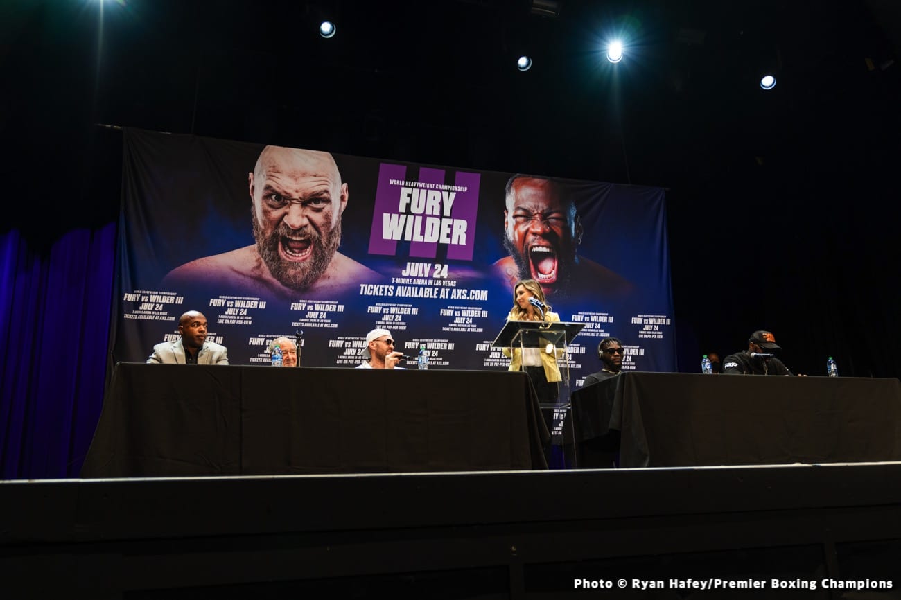 Deontay Wilder: Fury isn't confident after getting thrashed by sparring partners