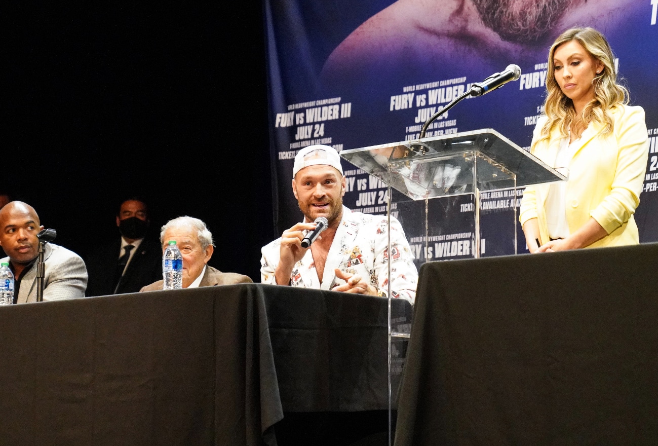 Quotes/Photos: Tyson Fury - Deontay Wilder 3 press conference