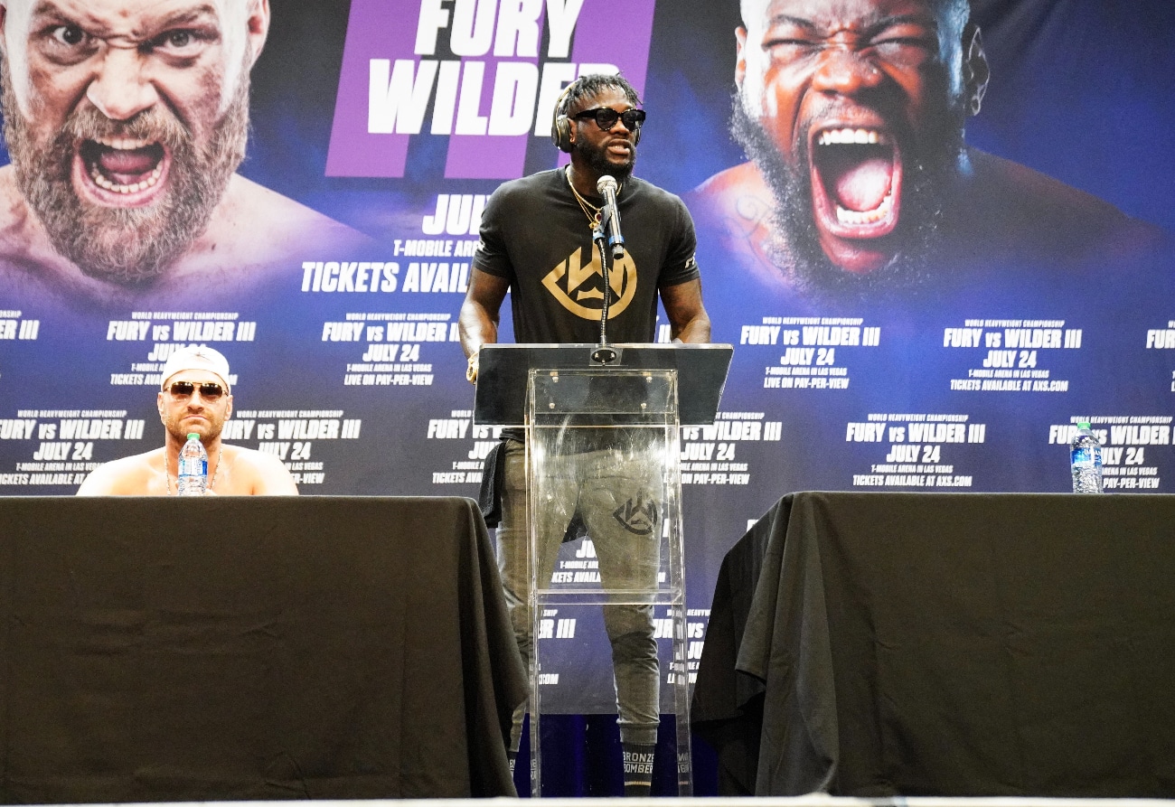 Quotes/Photos: Tyson Fury - Deontay Wilder 3 press conference