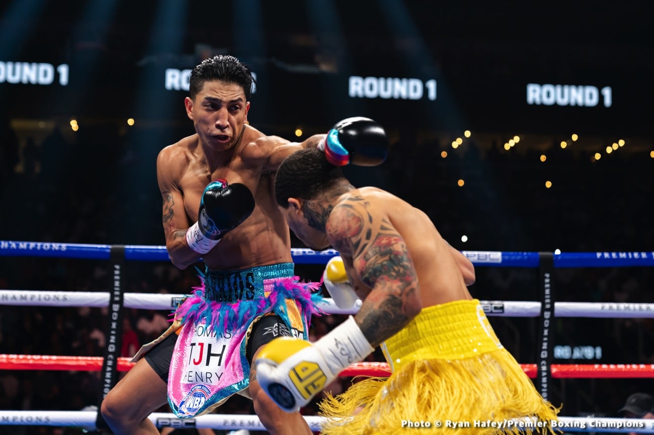Photos: Gervonta Davis dethrones Mario Barrios in eleven