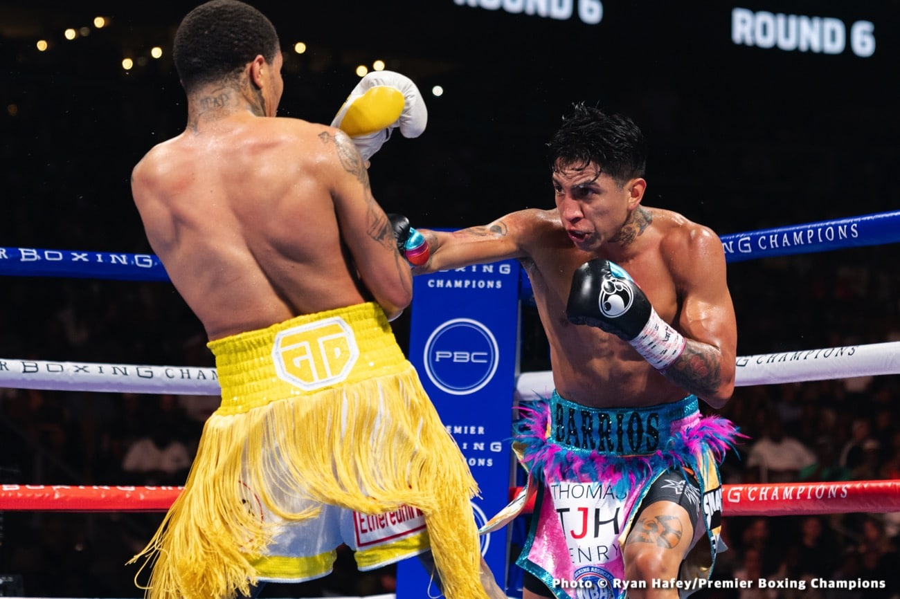 Photos: Gervonta Davis dethrones Mario Barrios in eleven
