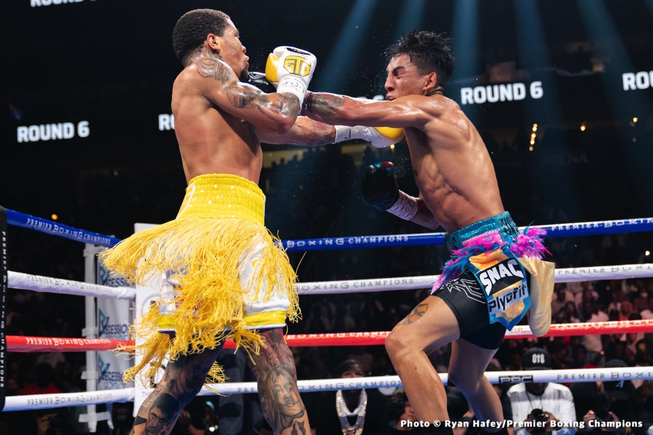 Photos: Gervonta Davis dethrones Mario Barrios in eleven
