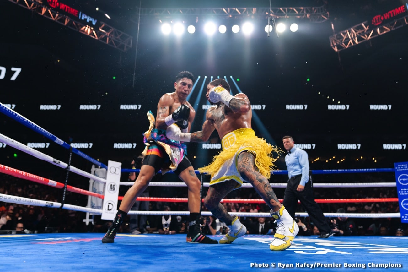 Photos: Gervonta Davis dethrones Mario Barrios in eleven