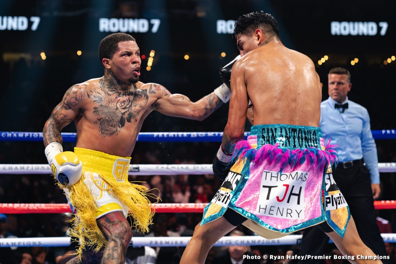 Photos: Gervonta Davis dethrones Mario Barrios in eleven