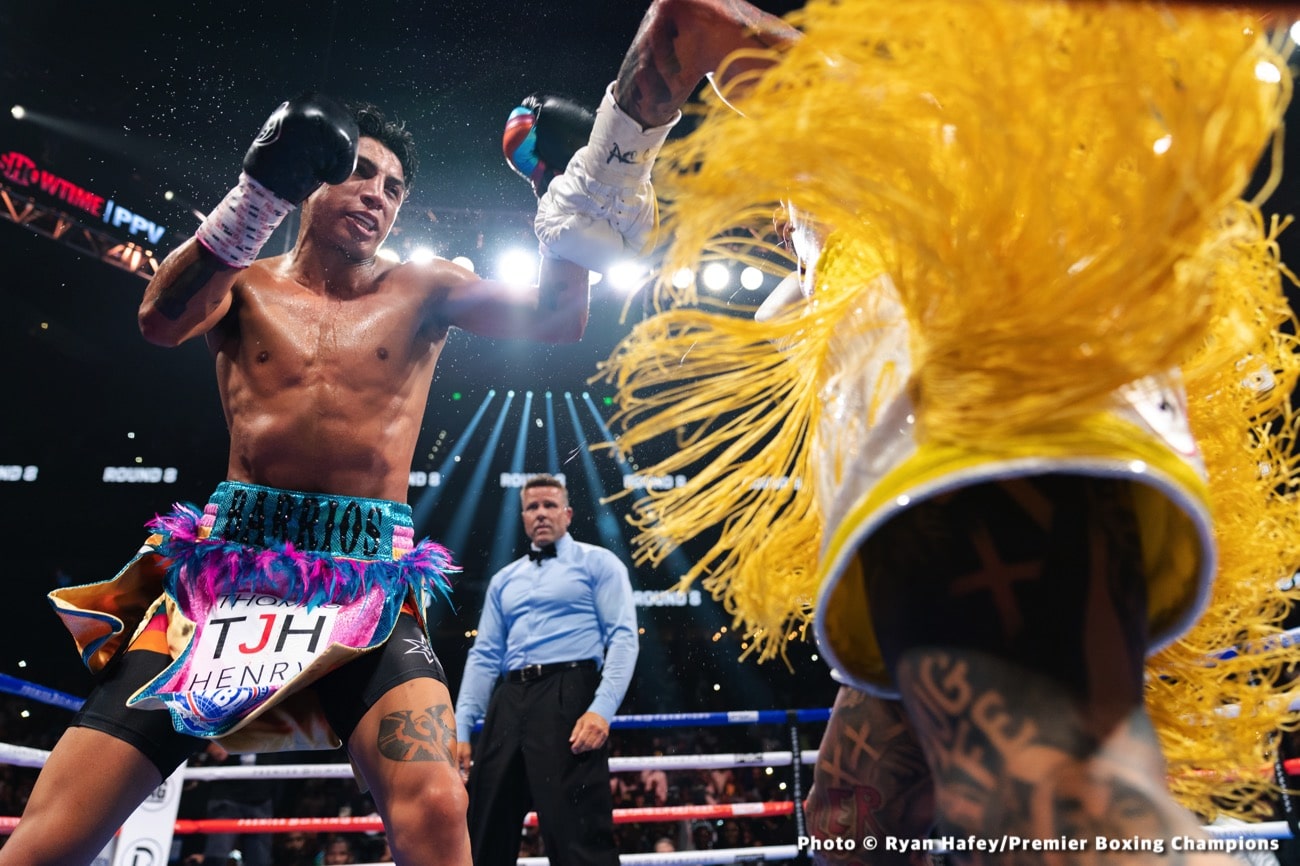 Photos: Gervonta Davis dethrones Mario Barrios in eleven