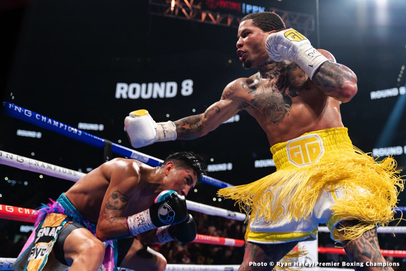 Photos: Gervonta Davis dethrones Mario Barrios in eleven