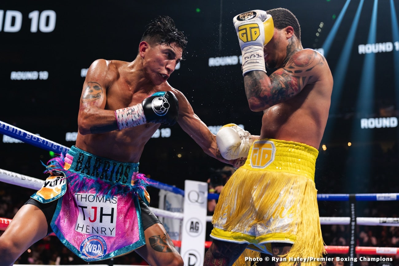 Photos: Gervonta Davis dethrones Mario Barrios in eleven