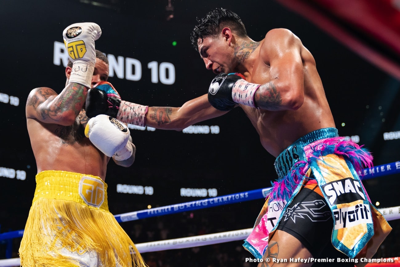 Photos: Gervonta Davis dethrones Mario Barrios in eleven
