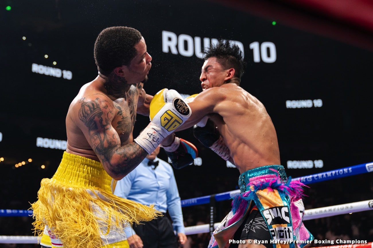 Photos: Gervonta Davis dethrones Mario Barrios in eleven