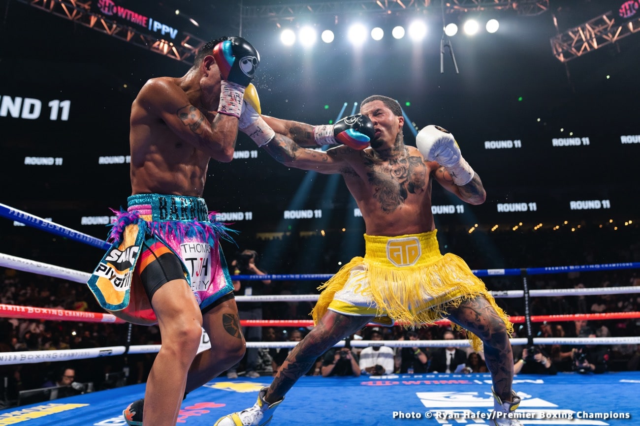 Photos: Gervonta Davis dethrones Mario Barrios in eleven