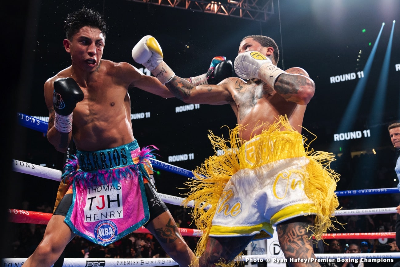 Photos: Gervonta Davis dethrones Mario Barrios in eleven