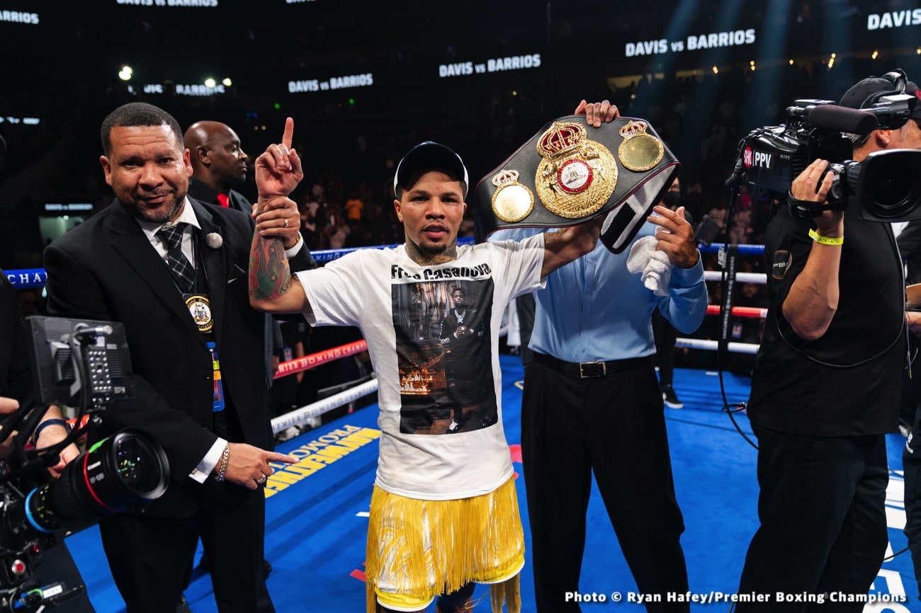 Photos: Gervonta Davis dethrones Mario Barrios in eleven
