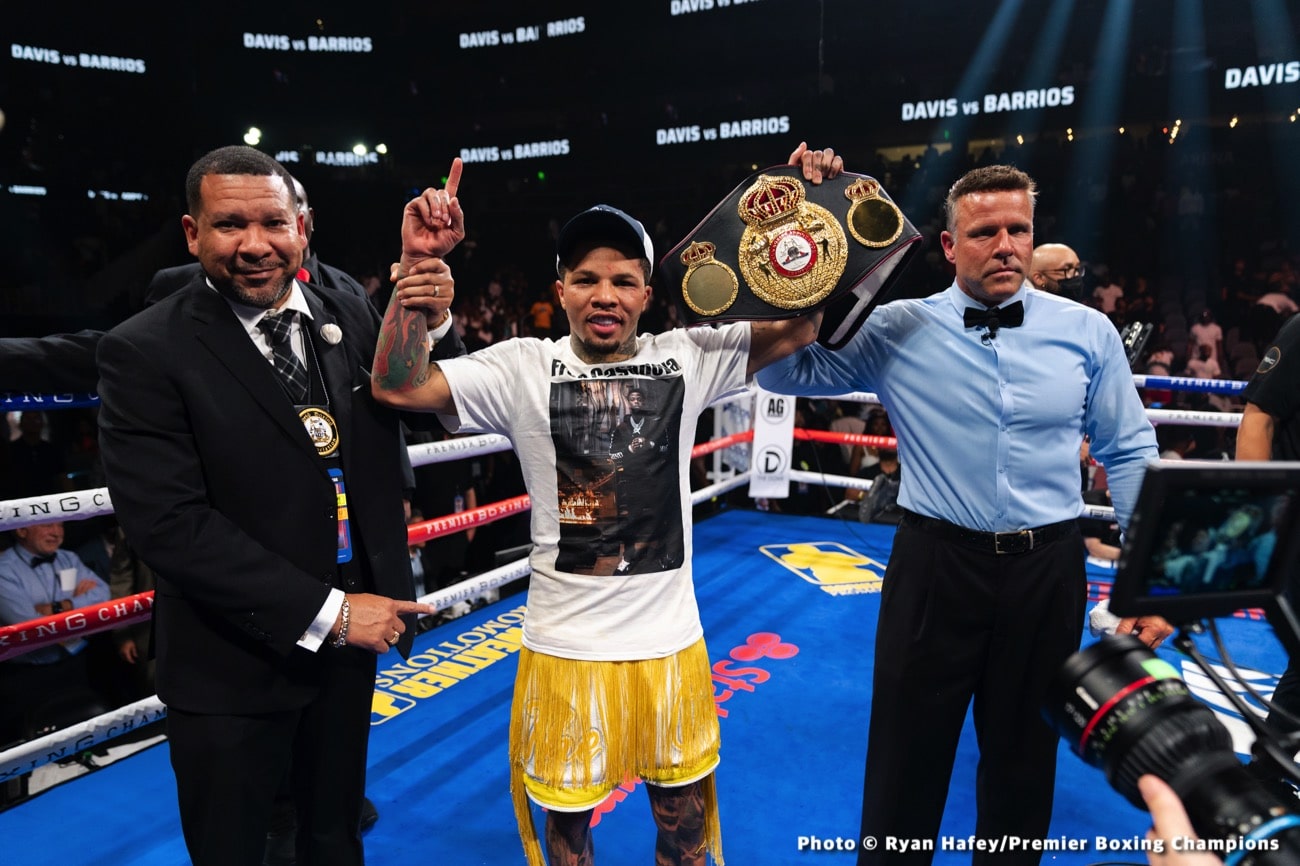 Gervonta Davis vacates WBA Super featherweight title