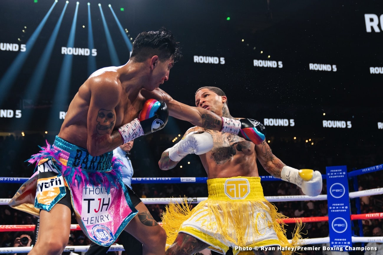 Photos: Gervonta Davis dethrones Mario Barrios in eleven