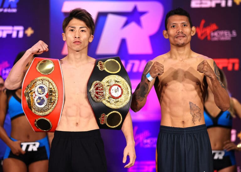 Naoya Inoue 118 vs. Michael Dasmarinas 117.4 - official weights