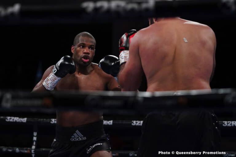 Daniel Dubois KOs Bogdan Dinu; Tommy Fury beats Jordan Grant