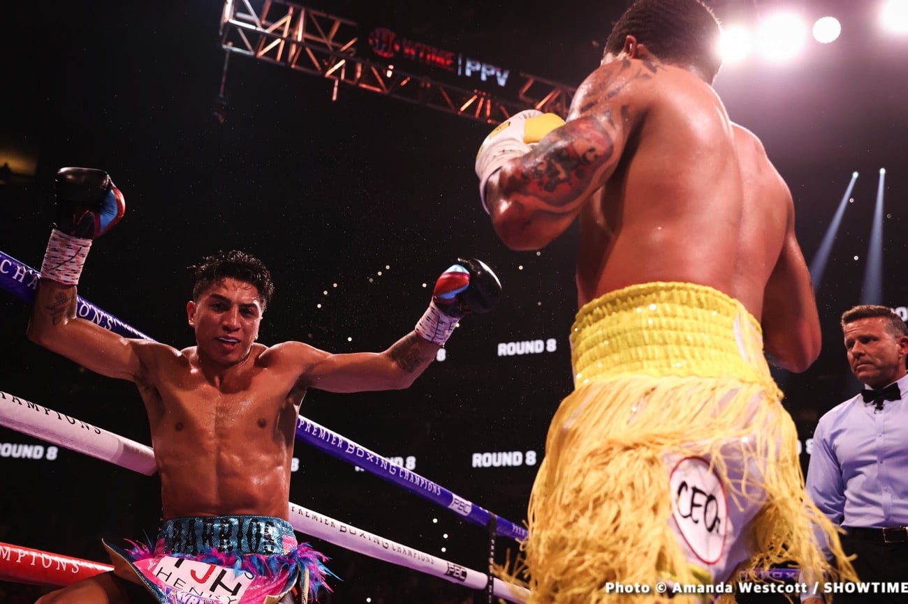 Floyd Mayweather's Inspirational Job In The Corner Sees Tank Davis Get The KO