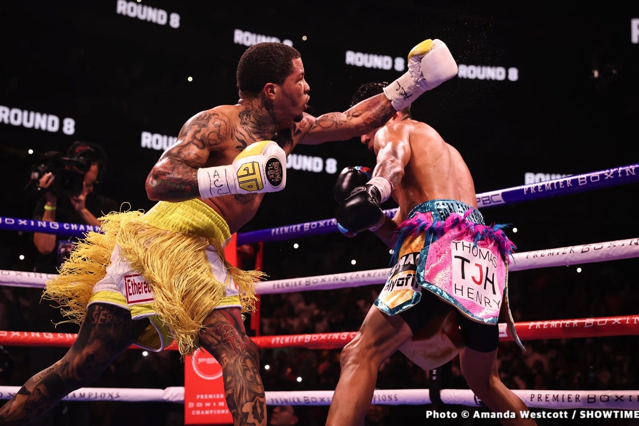 Floyd Mayweather's Inspirational Job In The Corner Sees Tank Davis Get The KO