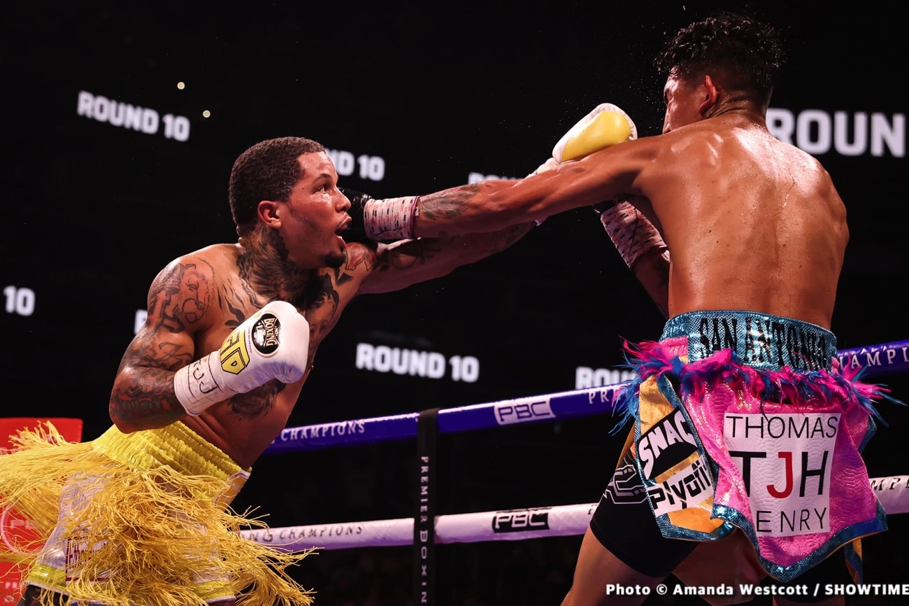 Floyd Mayweather's Inspirational Job In The Corner Sees Tank Davis Get The KO