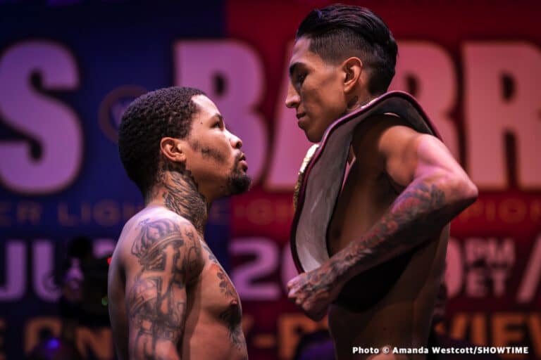 Gervonta Davis 139 ¾ lbs vs. Mario Barrios 139 ½ lbs. - Official Showtime weights