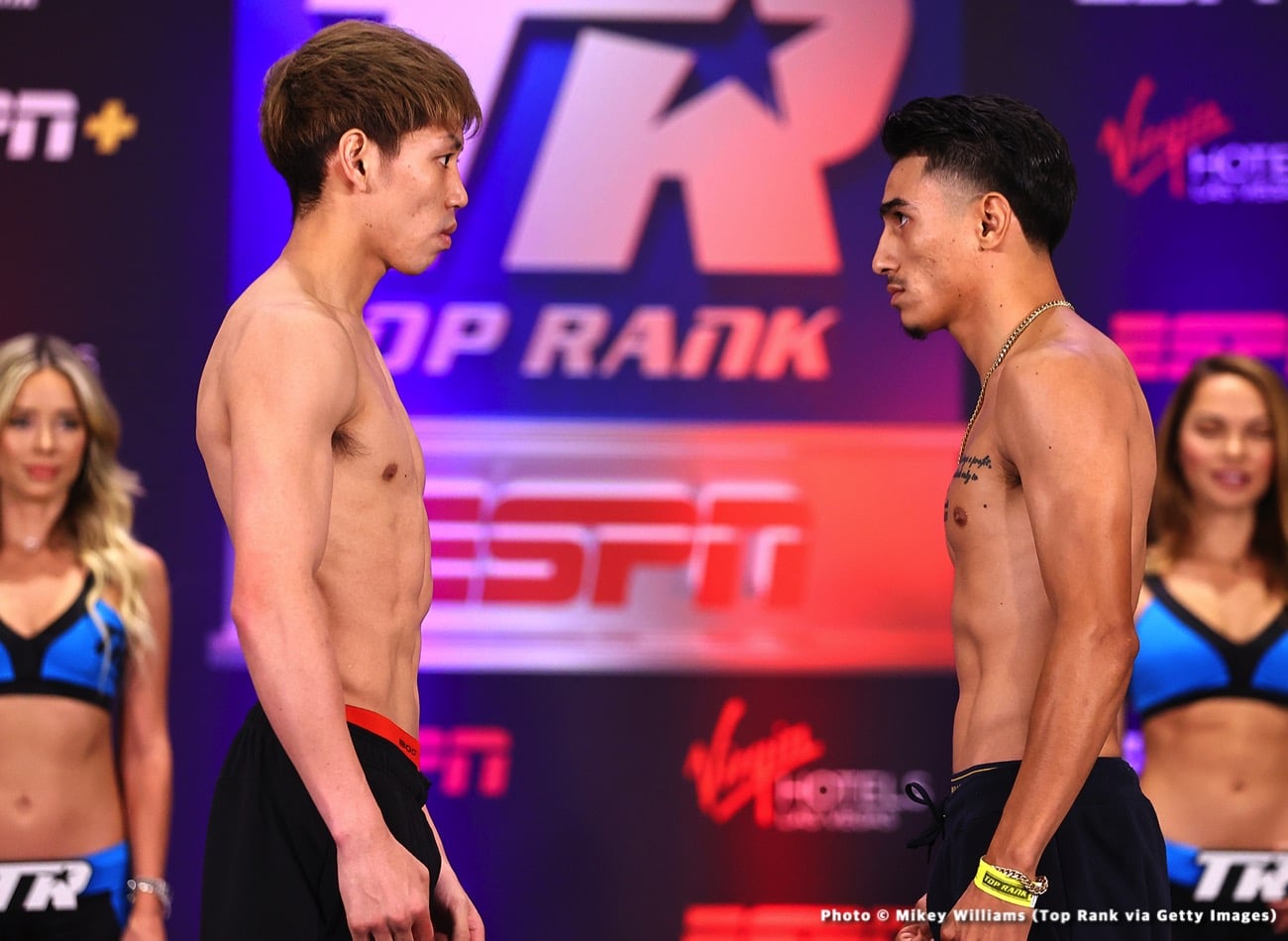 Vasily Lomachenko vs. Masayoshi Nakatani - official ESPN+ weights
