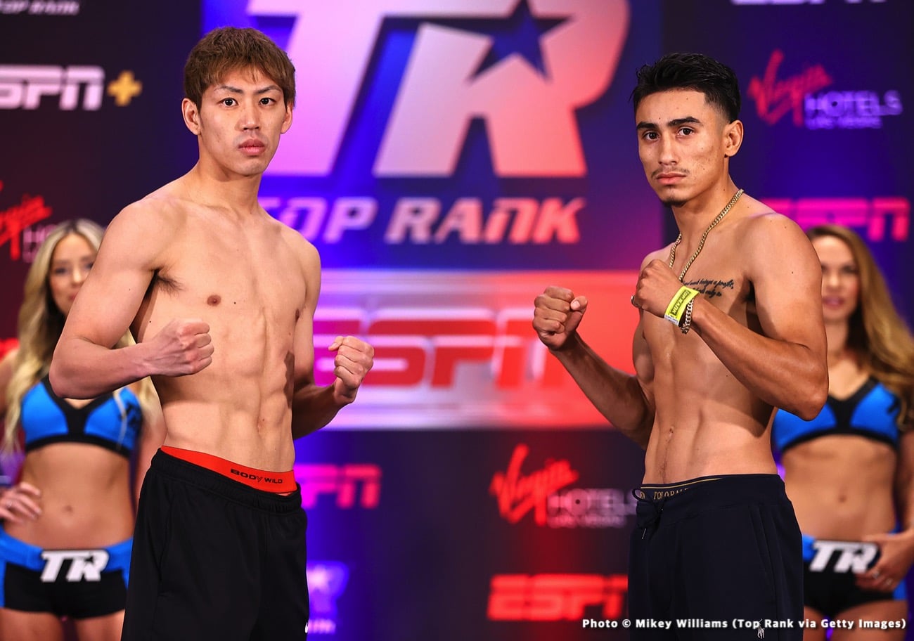 Vasily Lomachenko vs. Masayoshi Nakatani - official ESPN+ weights