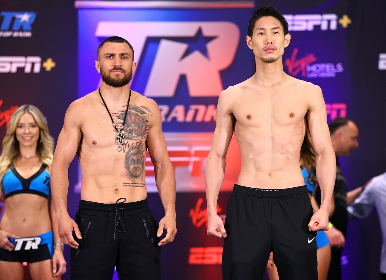 Vasily Lomachenko vs. Masayoshi Nakatani - official ESPN+ weights