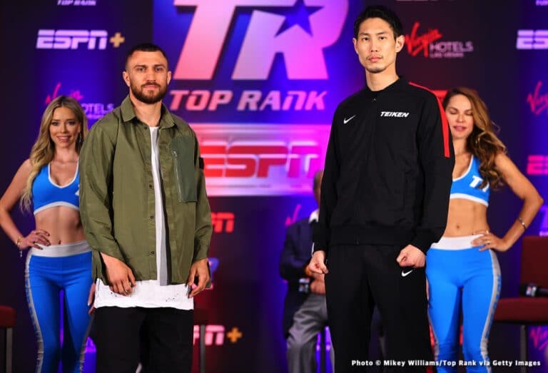 Quotes/Photos: Vasily Lomachenko vs. Masayoshi Nakatani - final press conference