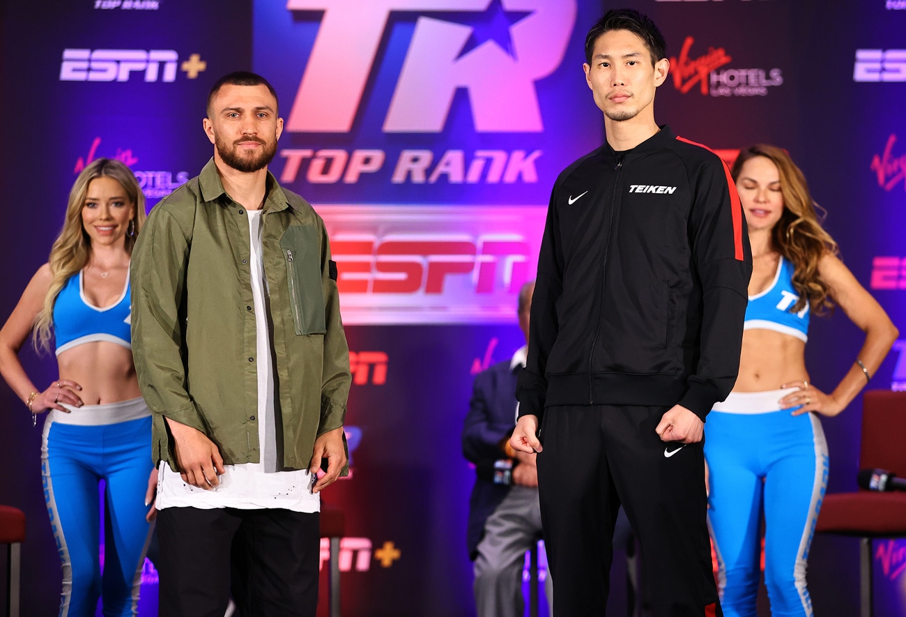 Quotes/Photos: Vasily Lomachenko vs. Masayoshi Nakatani - final press conference