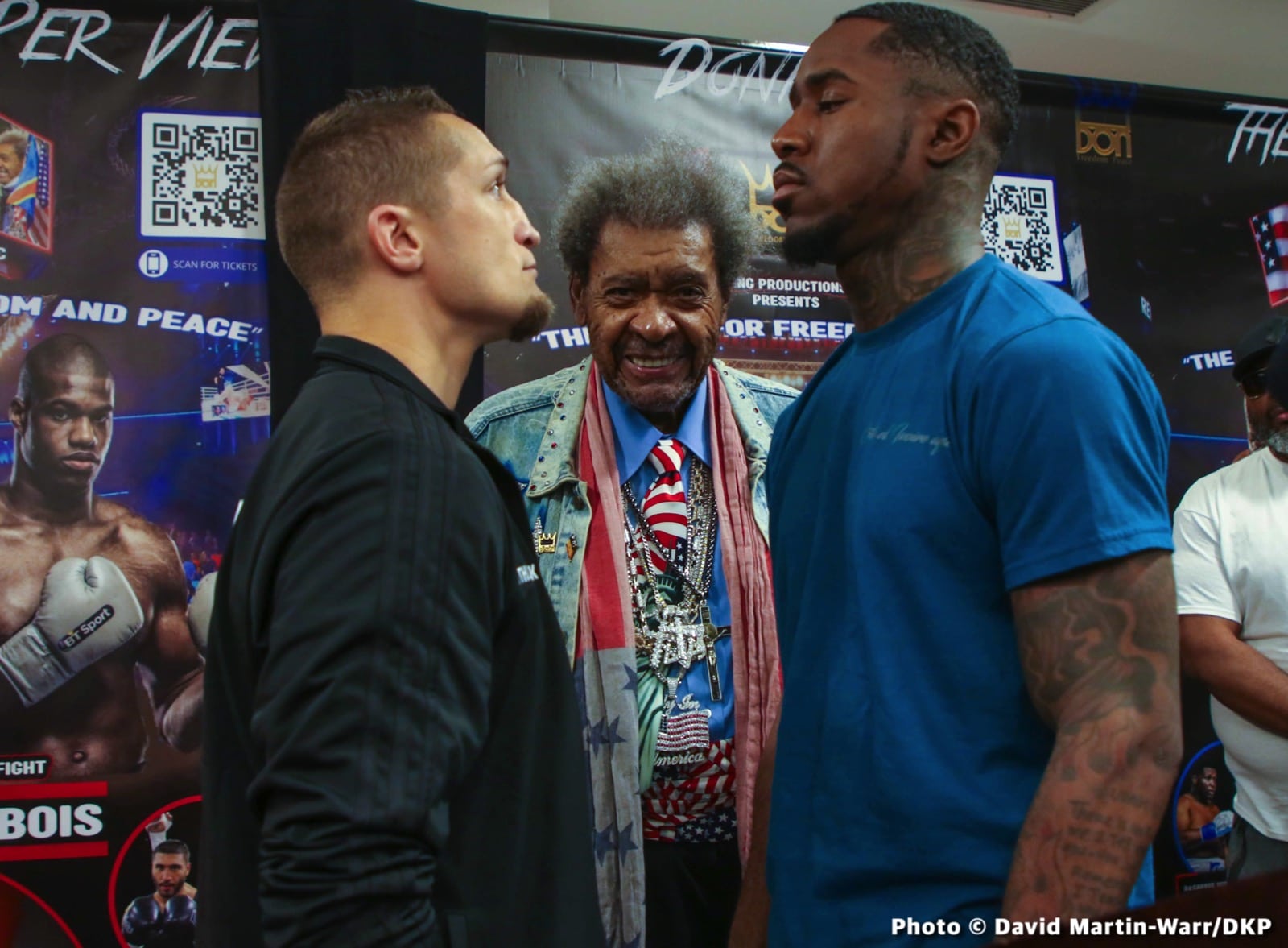 Boxing photo: Daniel Dubois, Trevor Bryan image Bryan vs Dubios Official BT Sport Weigh In Results
