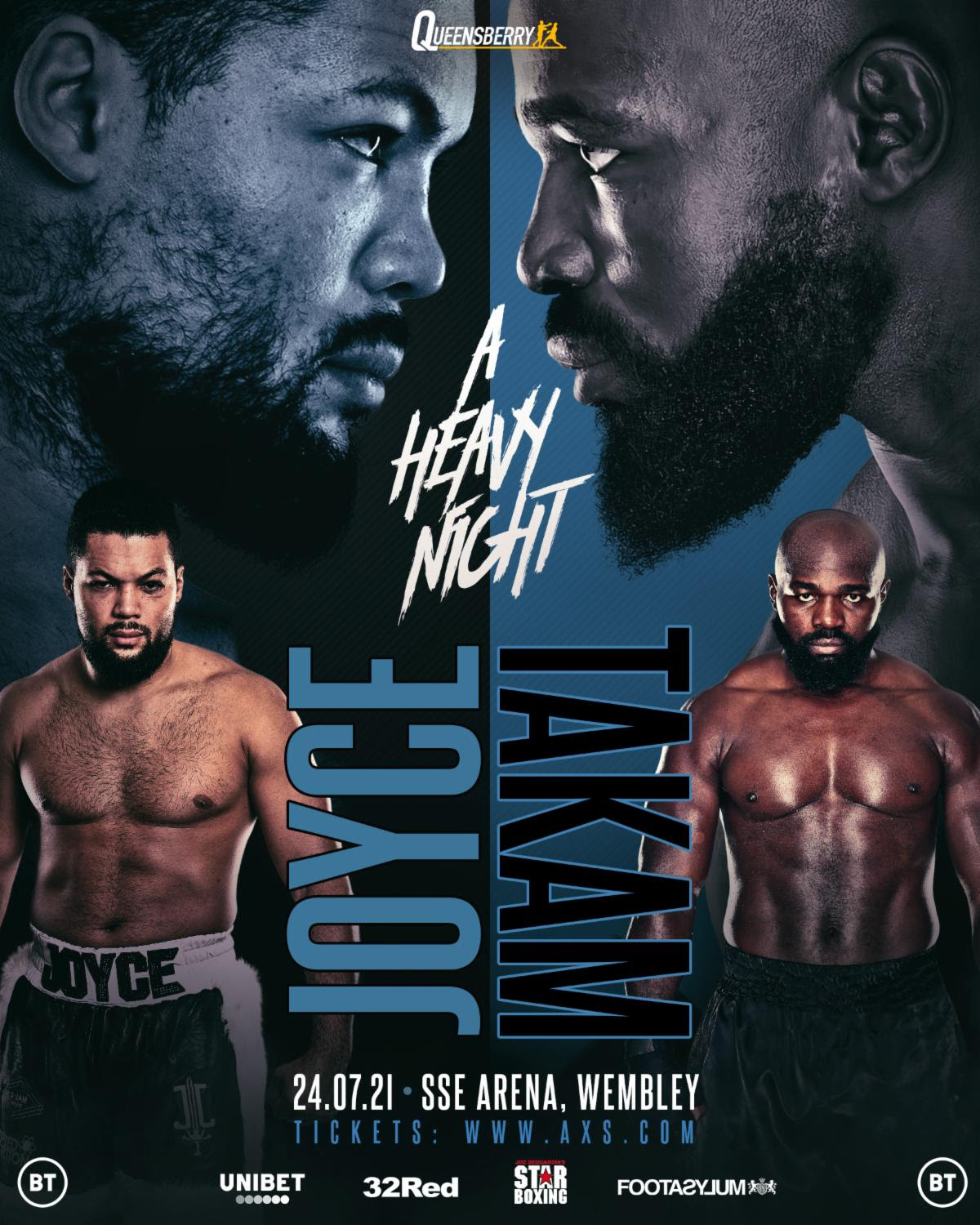 Joe Joyce - Carlos Takam Now The Hottest Heavyweight Fight Of July