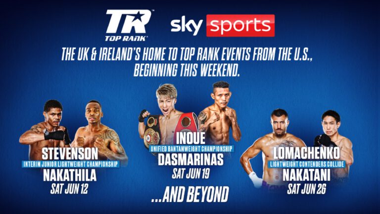 Sky Sports To Deliver More Boxing Than Ever Before As Part Of A New Chapter For The Sport