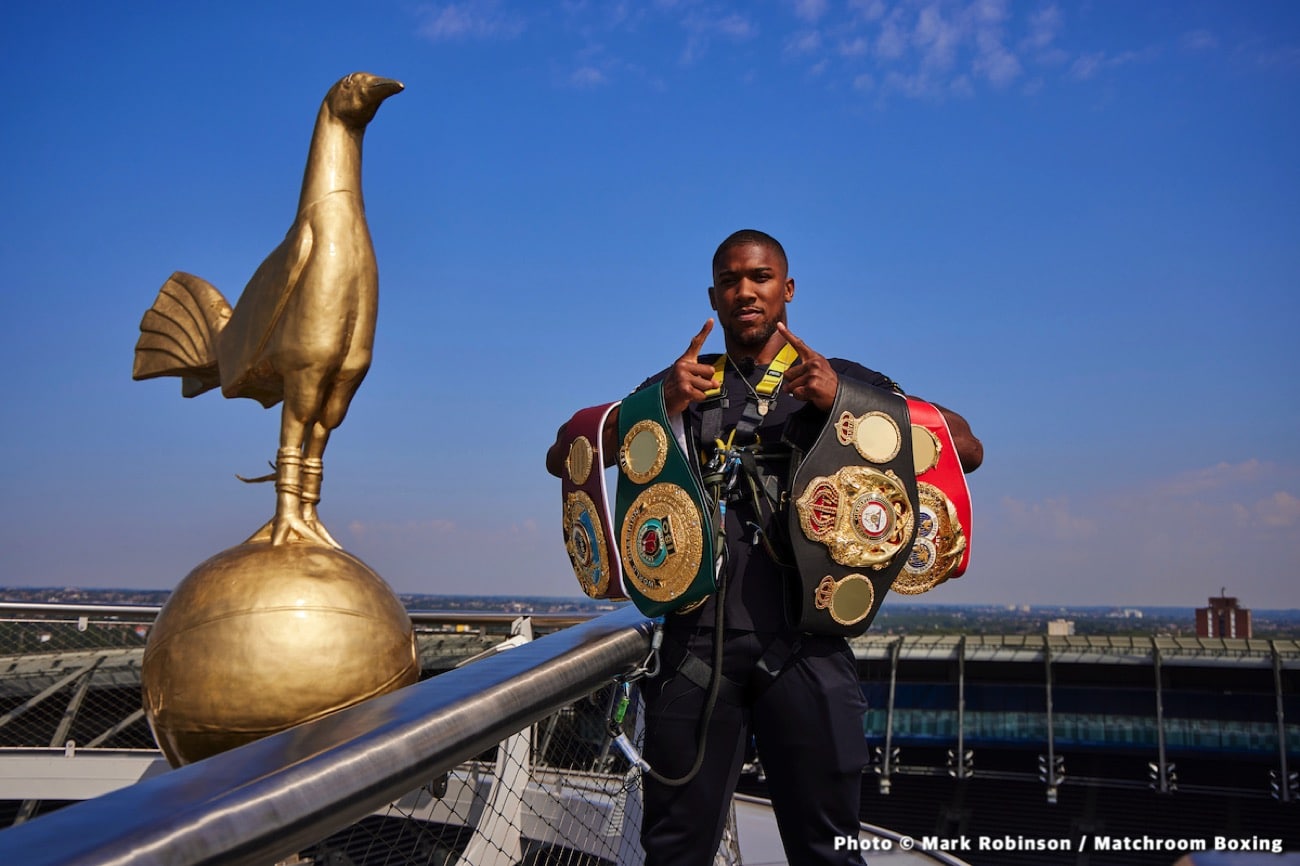 Anthony Joshua boxing image / photo