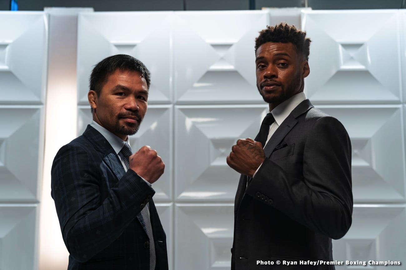Errol Spence Jr., Manny Pacquiao boxing image / photo