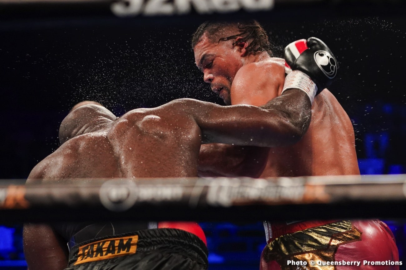 Joyce Joyce vs. Carlos Takam - live action from Wembley