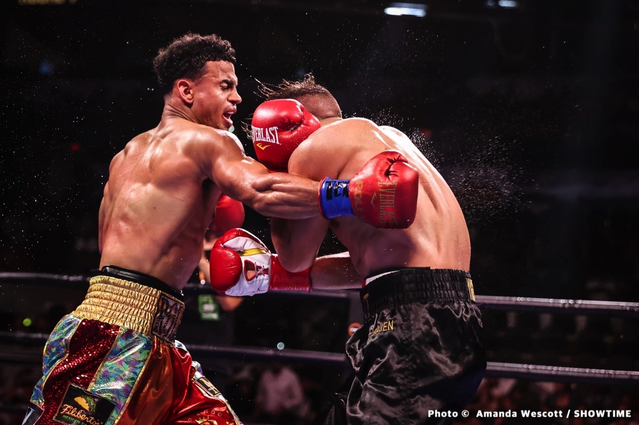Photos: Charlo, Castano Draw, “Rolly” Romero Remains Undefeated