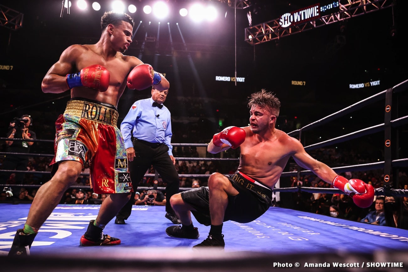 Photos: Charlo, Castano Draw, “Rolly” Romero Remains Undefeated