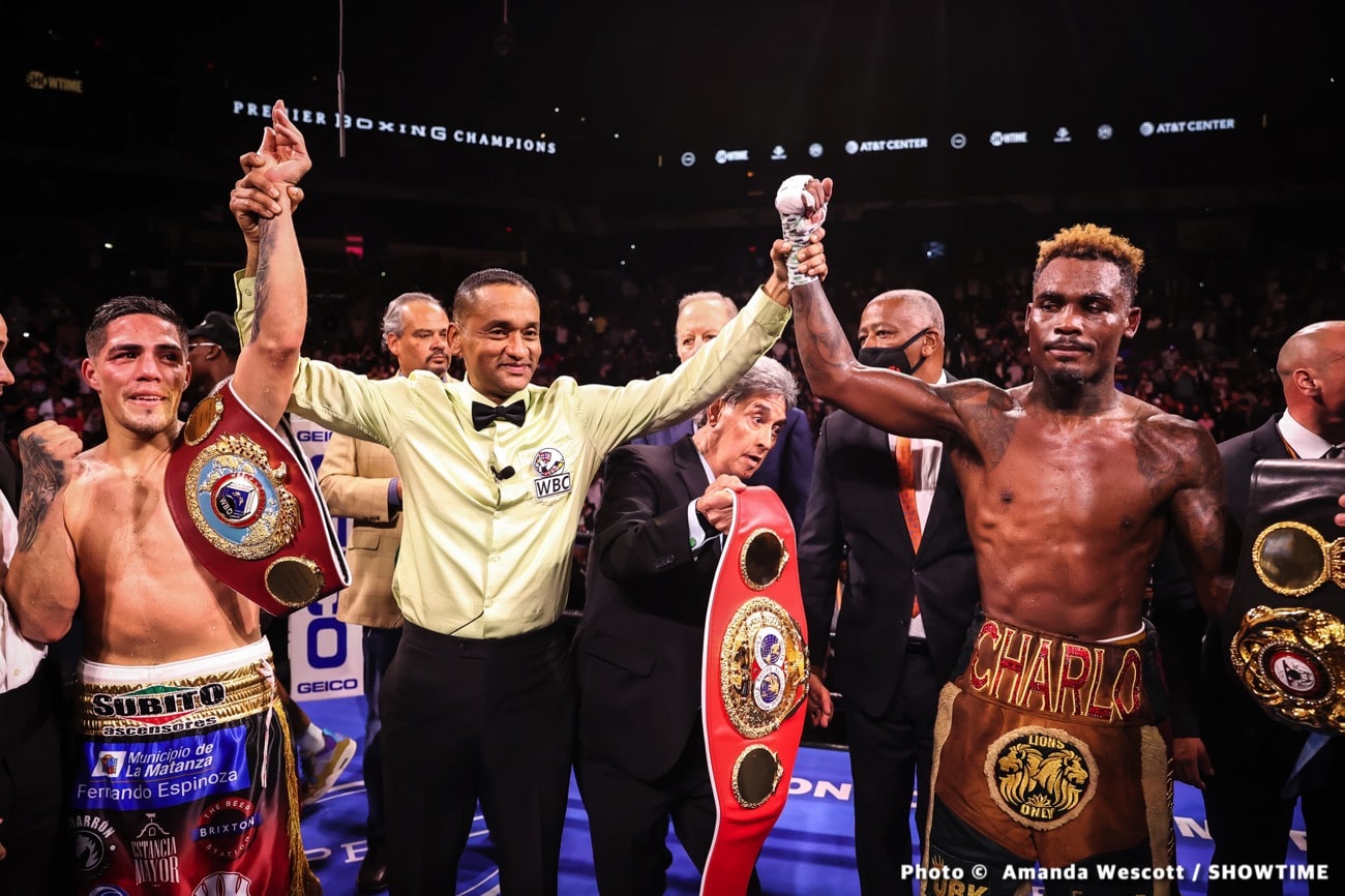 Jermell Charlo - Brian Castano fight to 12-round draw - Boxing Results