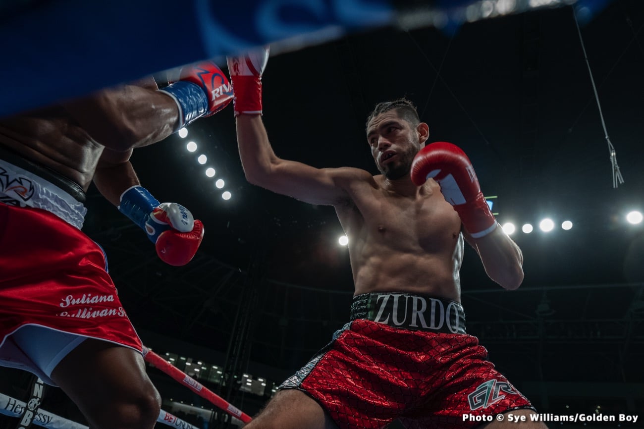 Jojo Diaz Jr. Captures WBC Interim Lightweight Title - Boxing Results