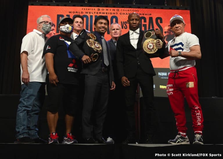 Quotes / Photos: Manny Pacquiao vs. Yordenis Ugas - final press conference