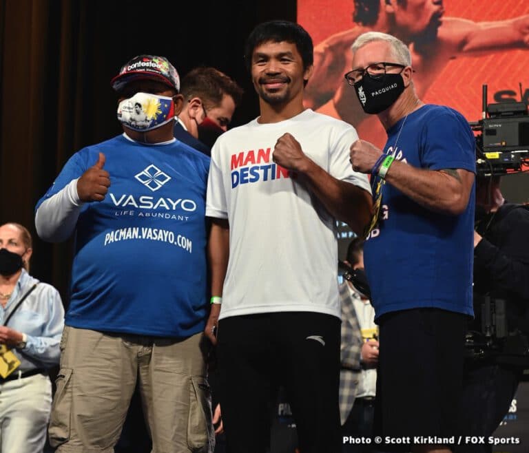 Freddie Roach Predicts Pacquiao KO Over Ugas “In Six”