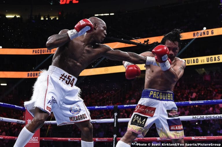 Full Fight Report: Yordenis Ugas Scores A Unanimous Decision Over Manny Pacquiao In An Entertaining Fight