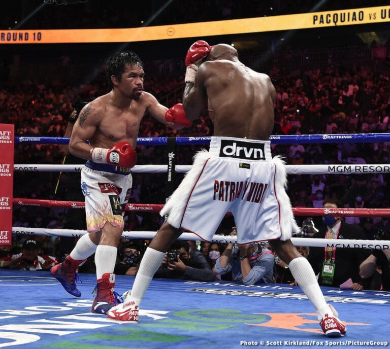 Manny Pacquiao interested in rematch with Yordenis Ugas